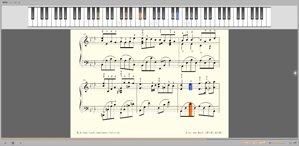 《雨的印记 Kiss the Rain,钢琴谱》带指法,Yiruma.李闰珉弹吧钢琴谱吉他谱钢琴曲乐谱五线谱高清免费下载蛐蛐钢琴网哔哩哔哩bilibili
