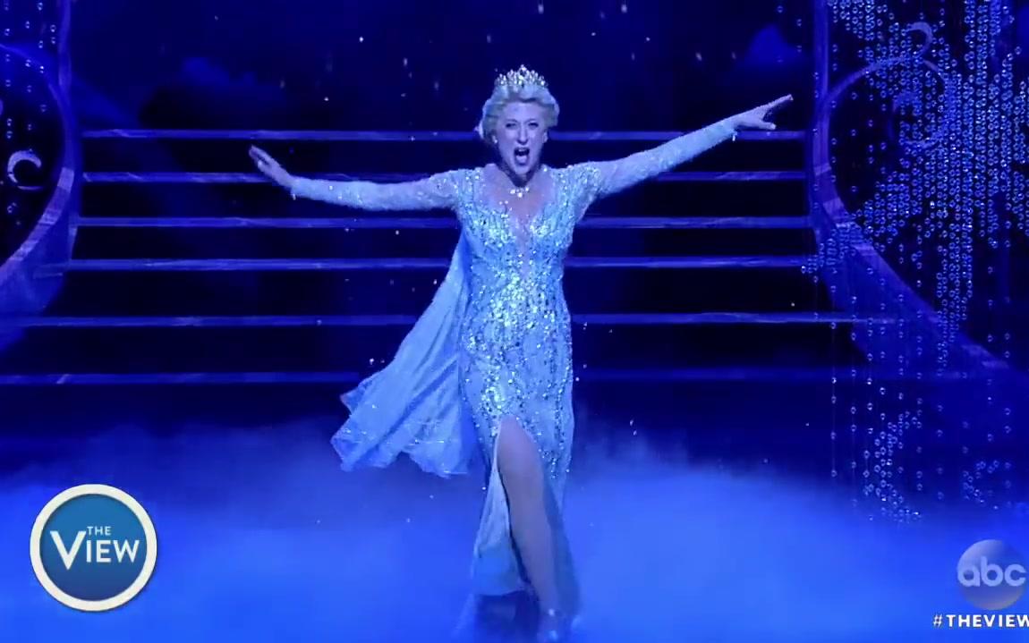 冰雪奇缘剧场版!特效超燃！看艾莎公主一秒换装惊艳全场!