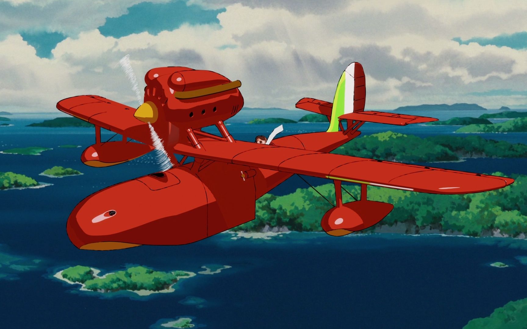 吉卜力 红猪飞行器 blender 三渲二 尝试