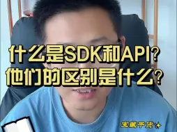 Download Video: 什么是SDK和API？有什么区别？