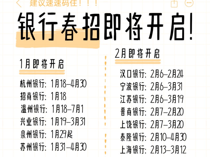 1月银行春招即将启动,3分钟清楚笔试考什么!哔哩哔哩bilibili