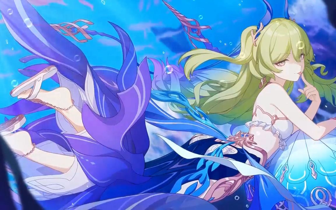 崩坏3,湛碧之女(蛇蛇)动态壁纸._手机游戏热门视频