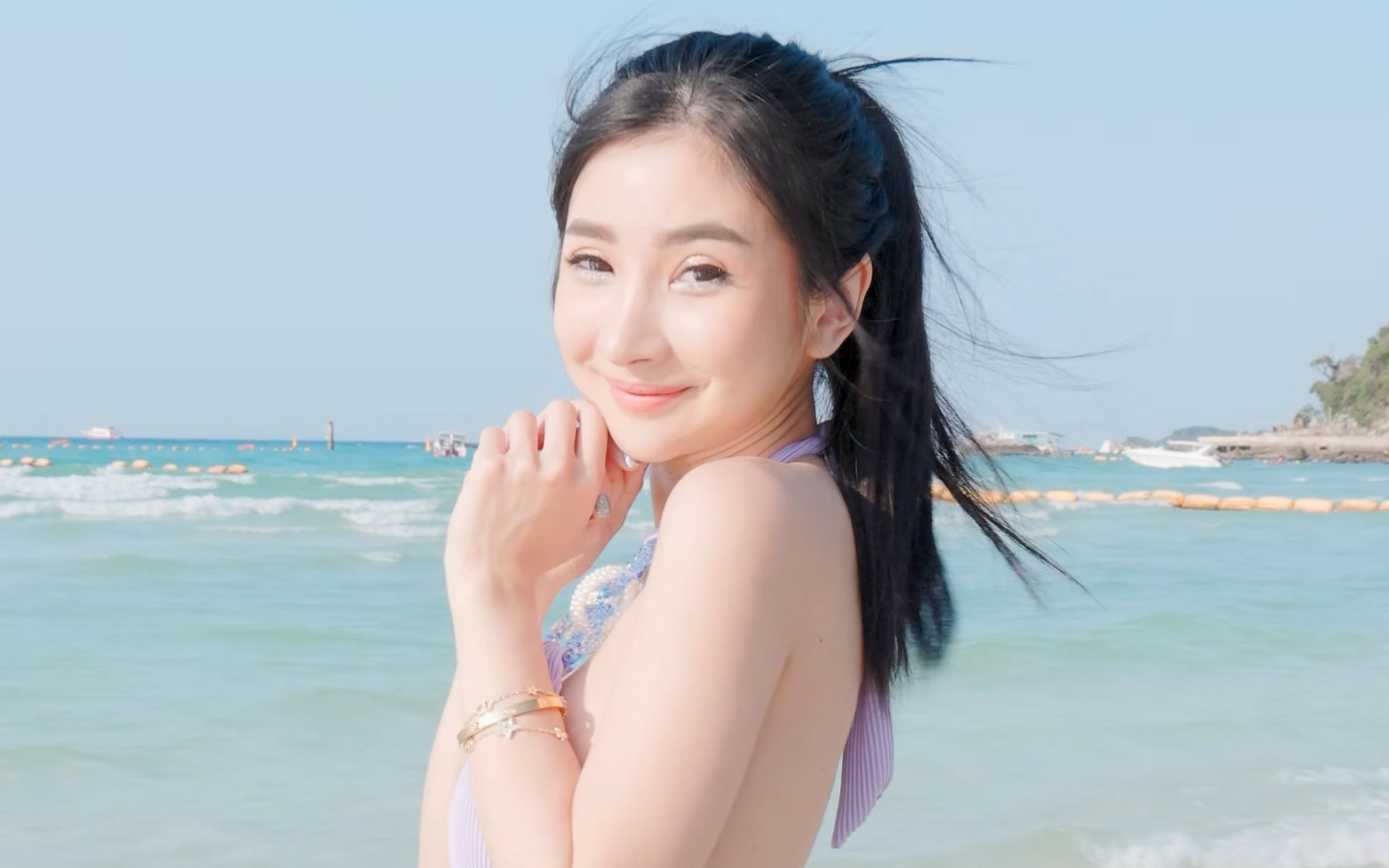 [4k/泰国] muay(模特) - 可爱的比基尼少女 摄影工作室 影像采集