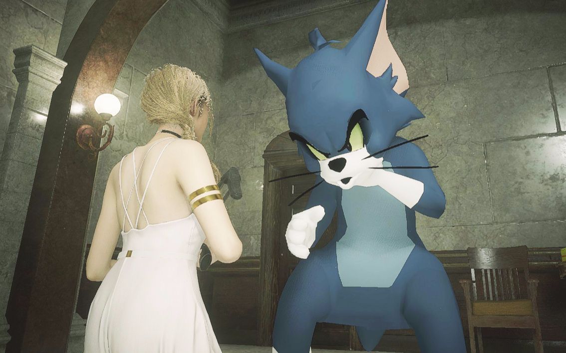 【幻鱼】《生化危机2重制版》猫和老鼠——汤姆替换暴君mod演示[附