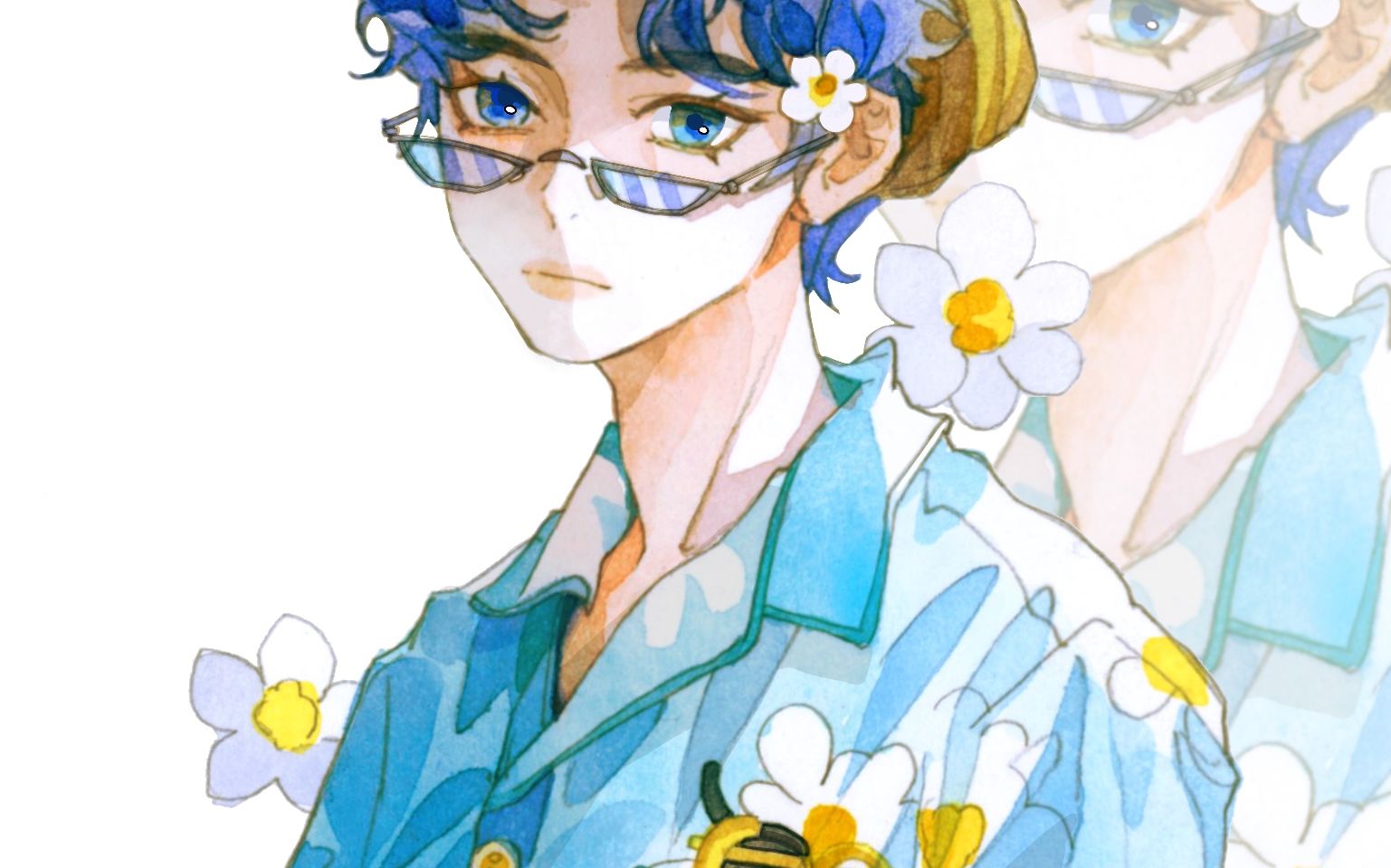 【水彩手绘】aka花少北