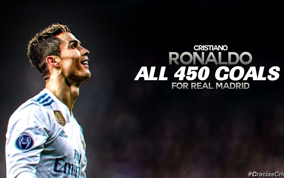 高清珍藏c罗皇马生涯全部450球合集西甲欧冠国王杯