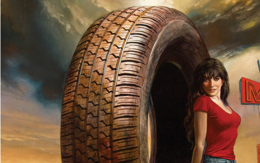 的竟是宛如b级电影般的怪洨光景:一条废弃在沙漠的轮胎罗伯(轮胎 饰