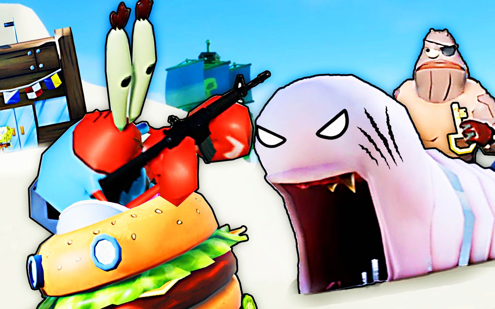 抓捕蟹老板 比基尼海滩出现巨型蠕沙虫,被我一枪崩掉 阿波兔解说