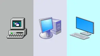 Windows我的电脑图标演变，有你印象深刻的吗？