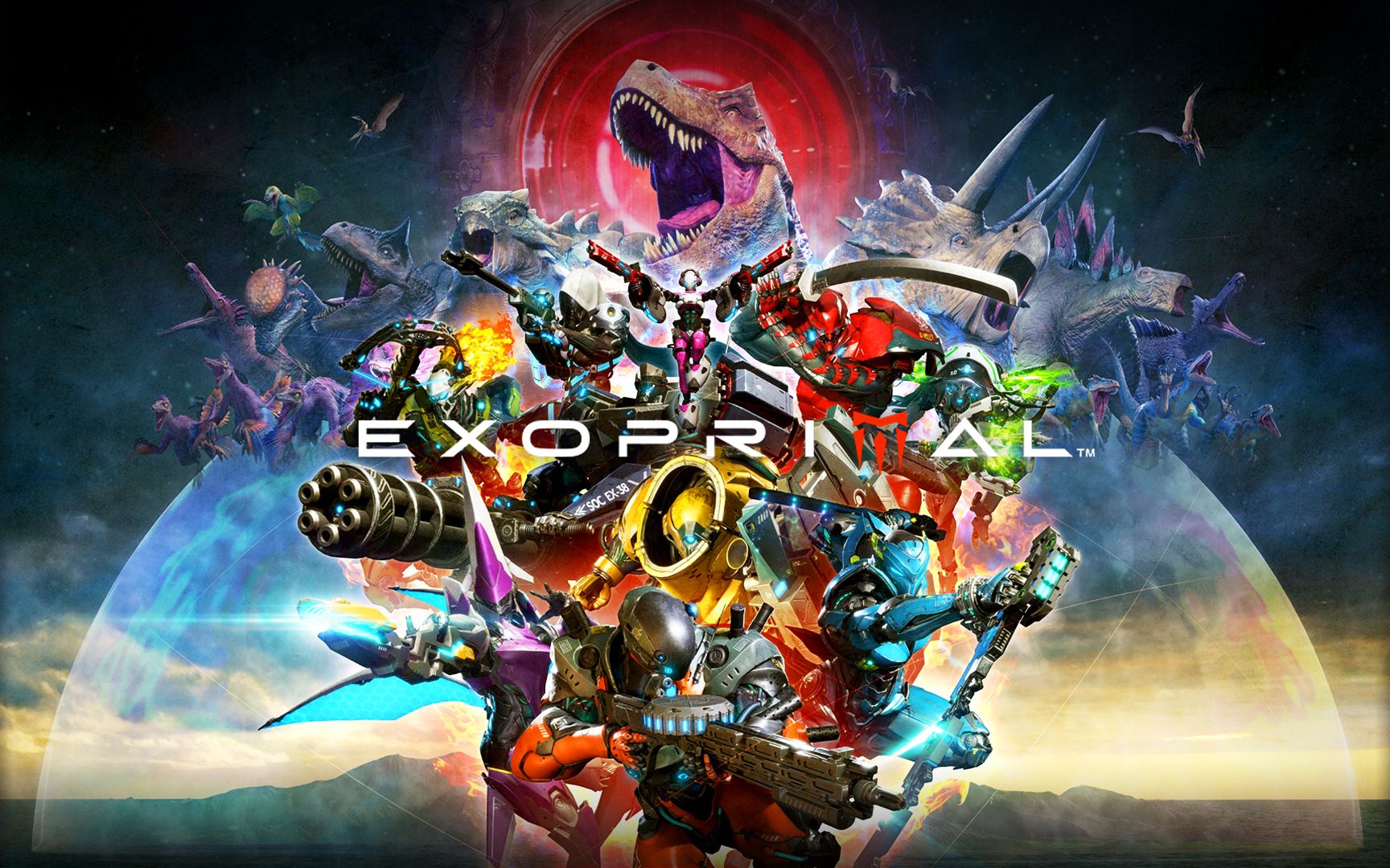 卡普空射击新作《exoprimal》将于7月14号上线,多人合作打恐龙!