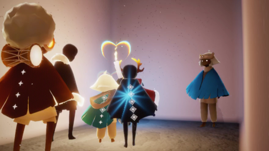 腐小柯《光遇》—-圣诞办公室先祖