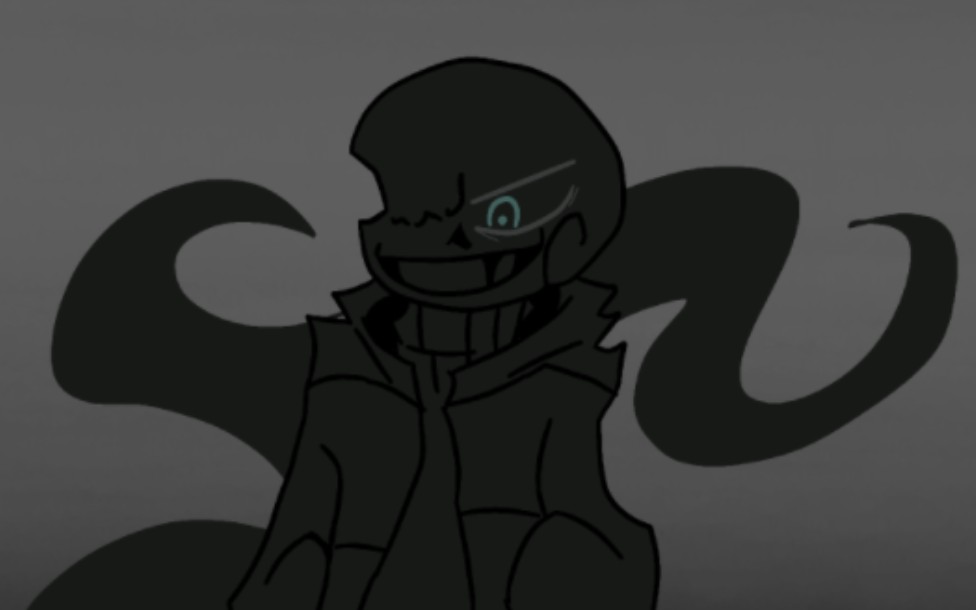 [画渣手指绘](黑苹果)nightmare sans