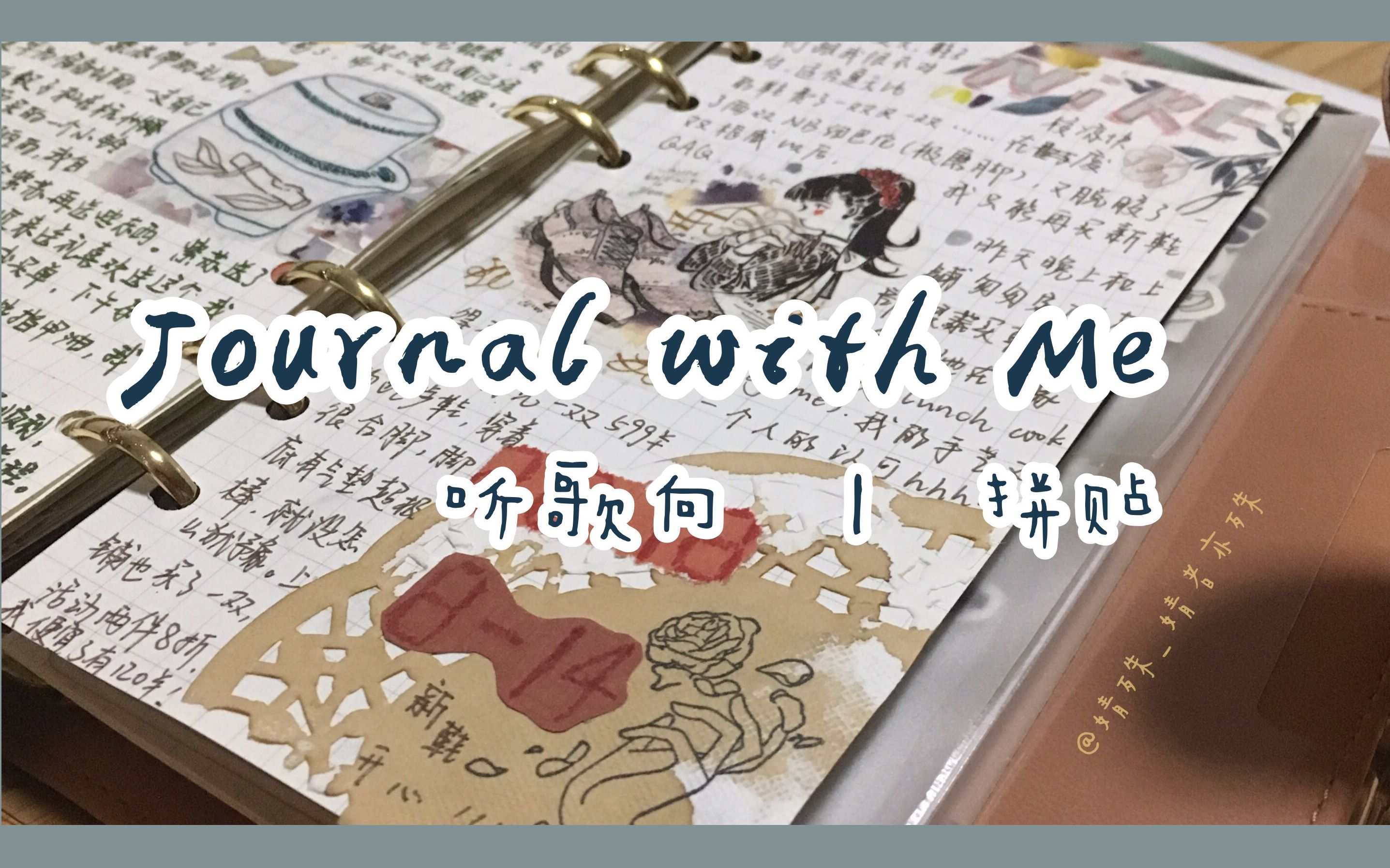 【婧殊】Journal with Me | 最美不过择荇词 ,神仙词作了解一下哔哩哔哩bilibili