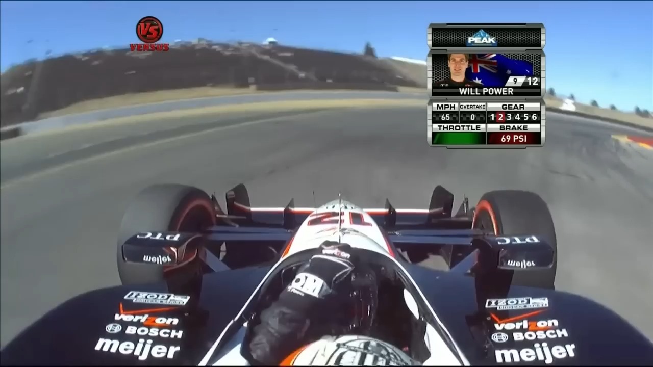 Indycar Will Power的2011年索诺玛杆位圈车载哔哩哔哩bilibili