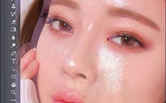 【ps教程】ps骚操作-面部皮肤去油光教程