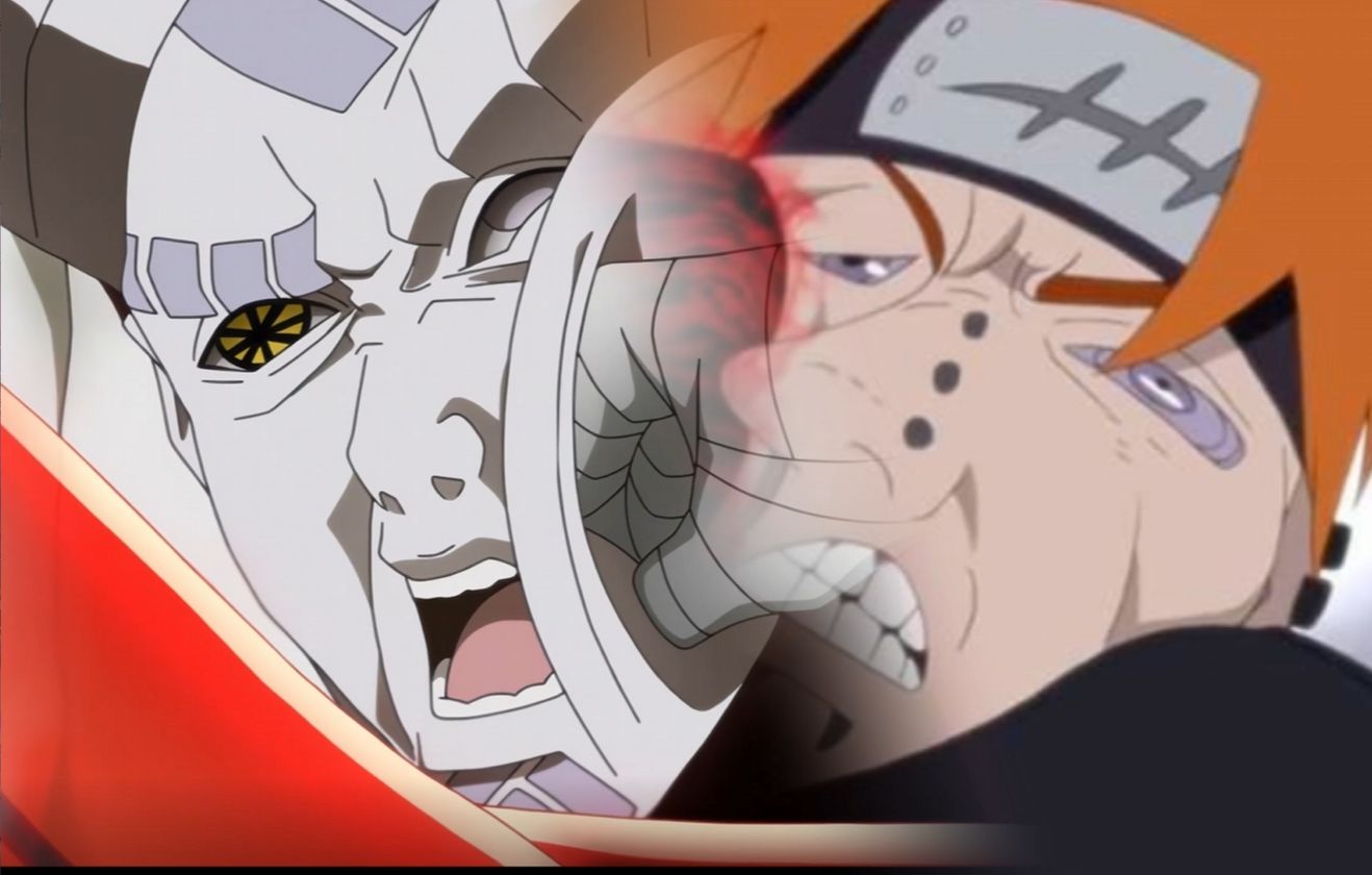 佩恩:"这一拳我熟悉!" 鸣人vs大筒木一氏