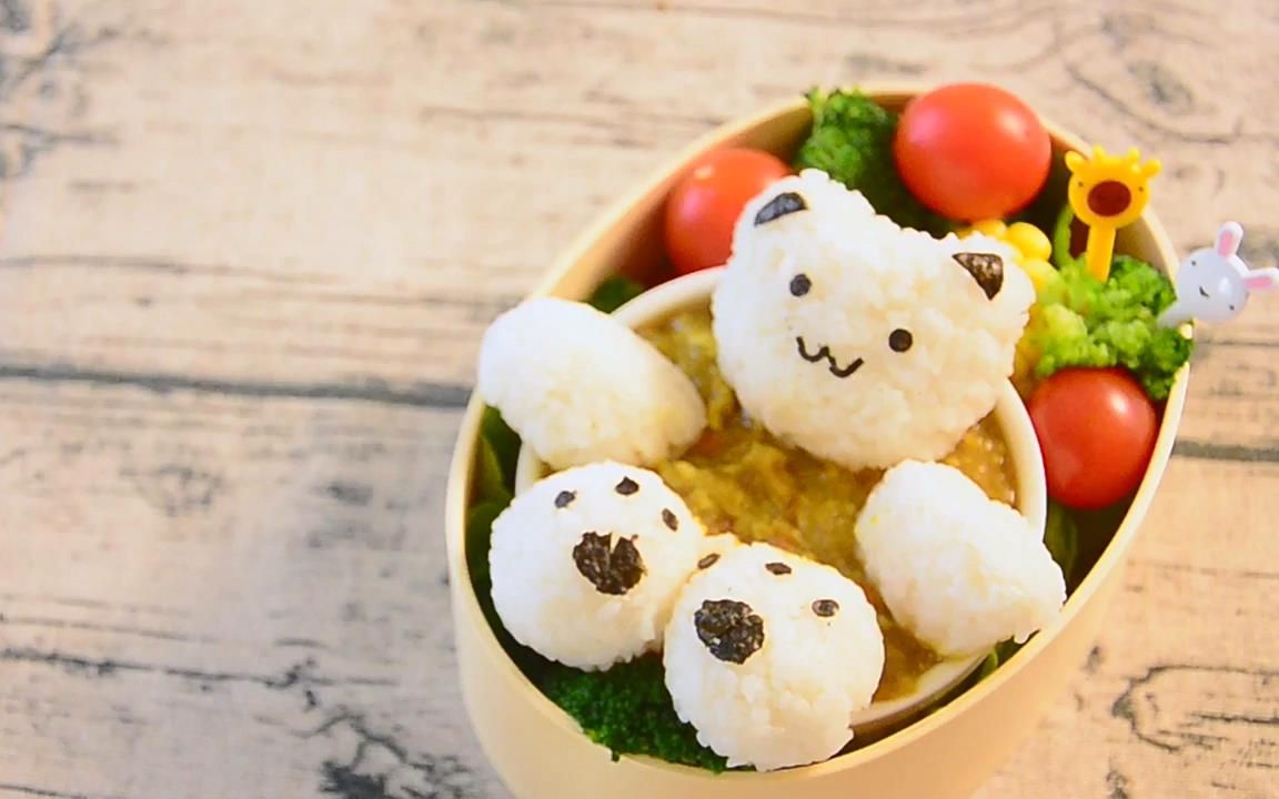 咖哩小熊泡澡便当 低卡又不失美味