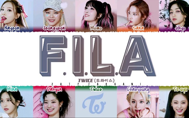 [图]TWICE - 'F.I.L.A' (Fall In Love Again) Lyrics [Color Coded_Han_Rom_Eng]