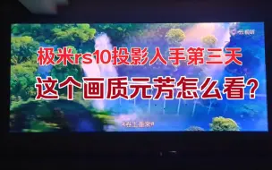 极米rs10亮度晚上投100寸，可以平替液晶电视，如果投120寸，我觉得亮度再高一点更好。pro版又太贵了，性价比不如这个