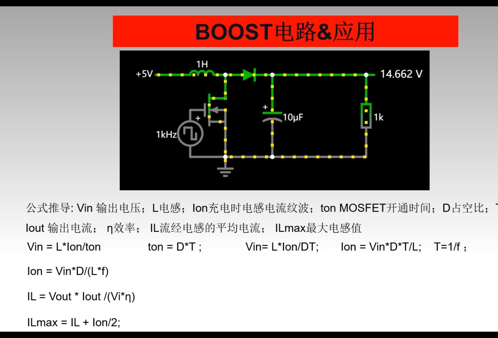 92分钟学会Boost升压电路工作原理&DCDC升压电路使用&Boost电路参数选择&Boost电路如何工作&Boost电路仿真&Boost电路学习哔哩哔哩bilibili