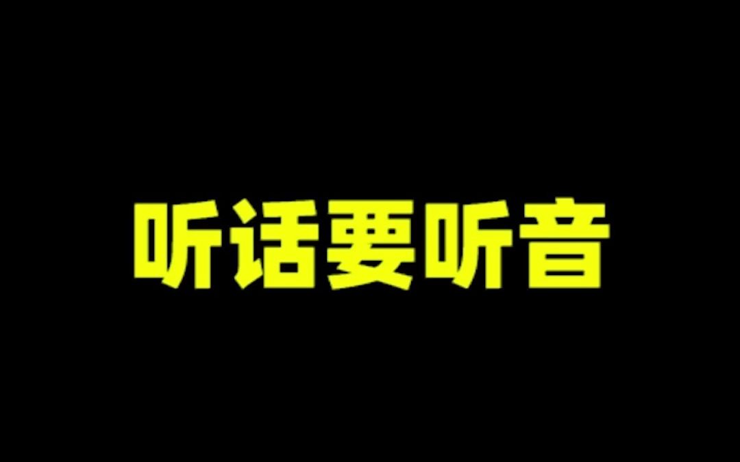 祖宗遗训:听话要听音哔哩哔哩bilibili