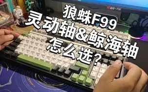 Download Video: 狼蛛F99选购指南，灵动轴V3与鲸海轴版本详细对比。