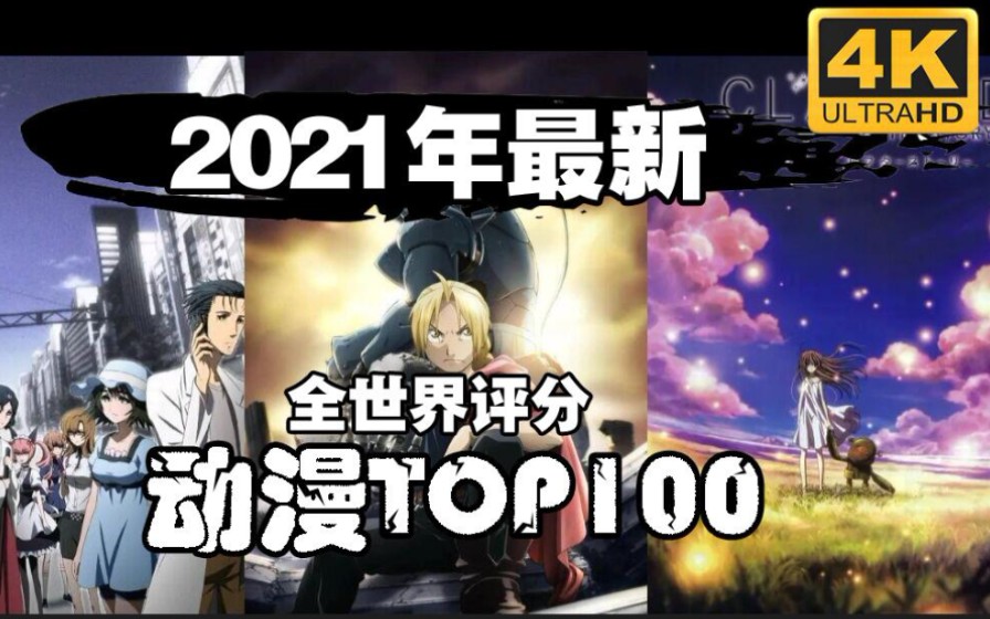 【2021/最新】日本评分最高的动漫TOP100,三网综合评分哔哩哔哩bilibili