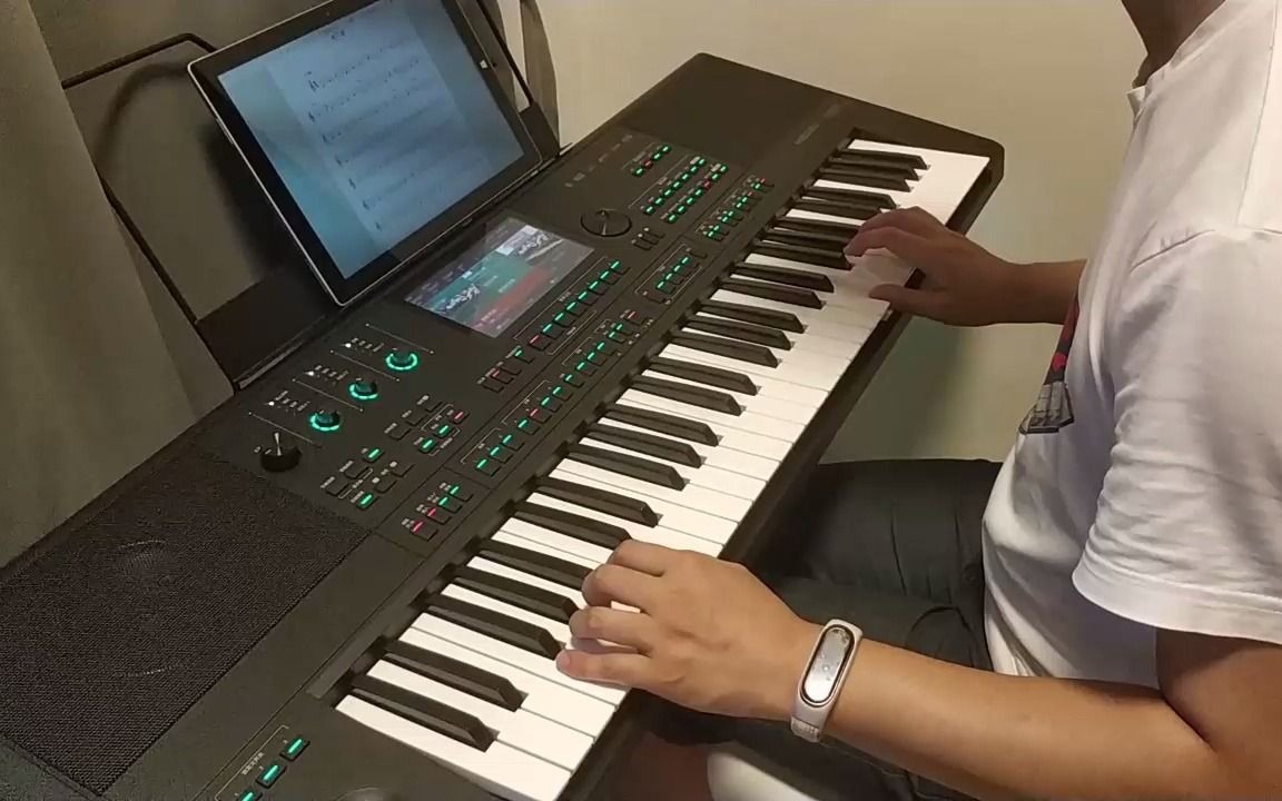 爷青回魔卡少女樱插曲夜の歌美得理a2000电子琴演奏