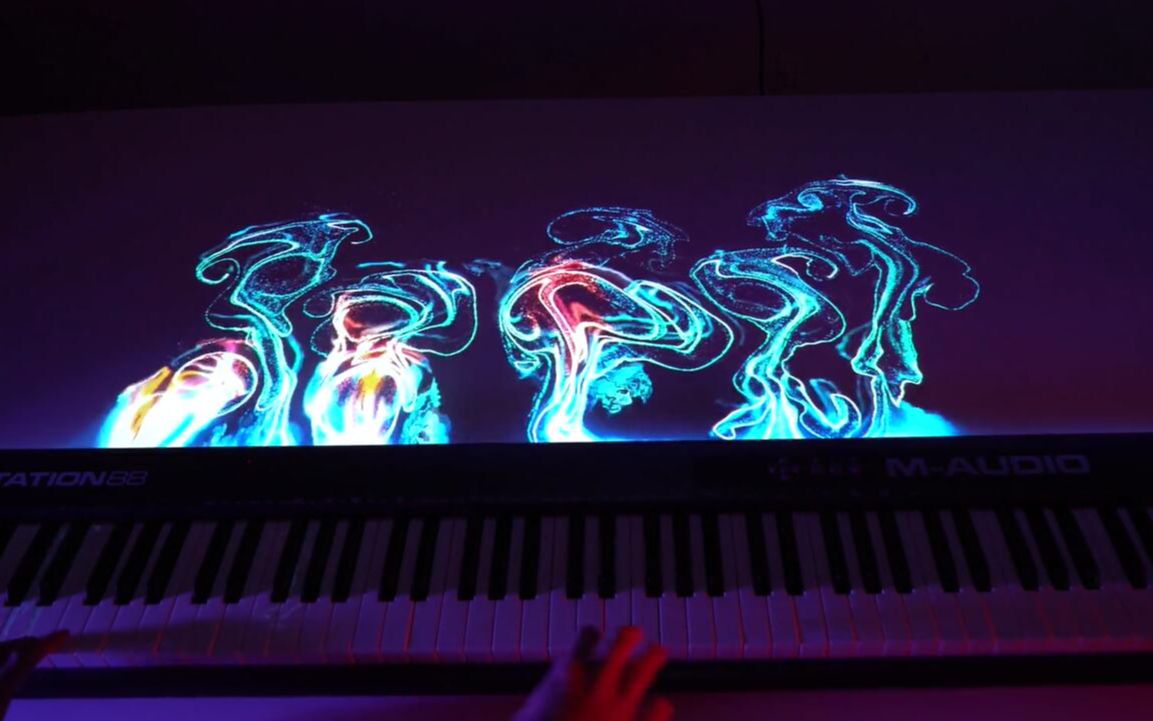 【nit互动装置】互动钢琴 特效钢琴 interactive keyboard