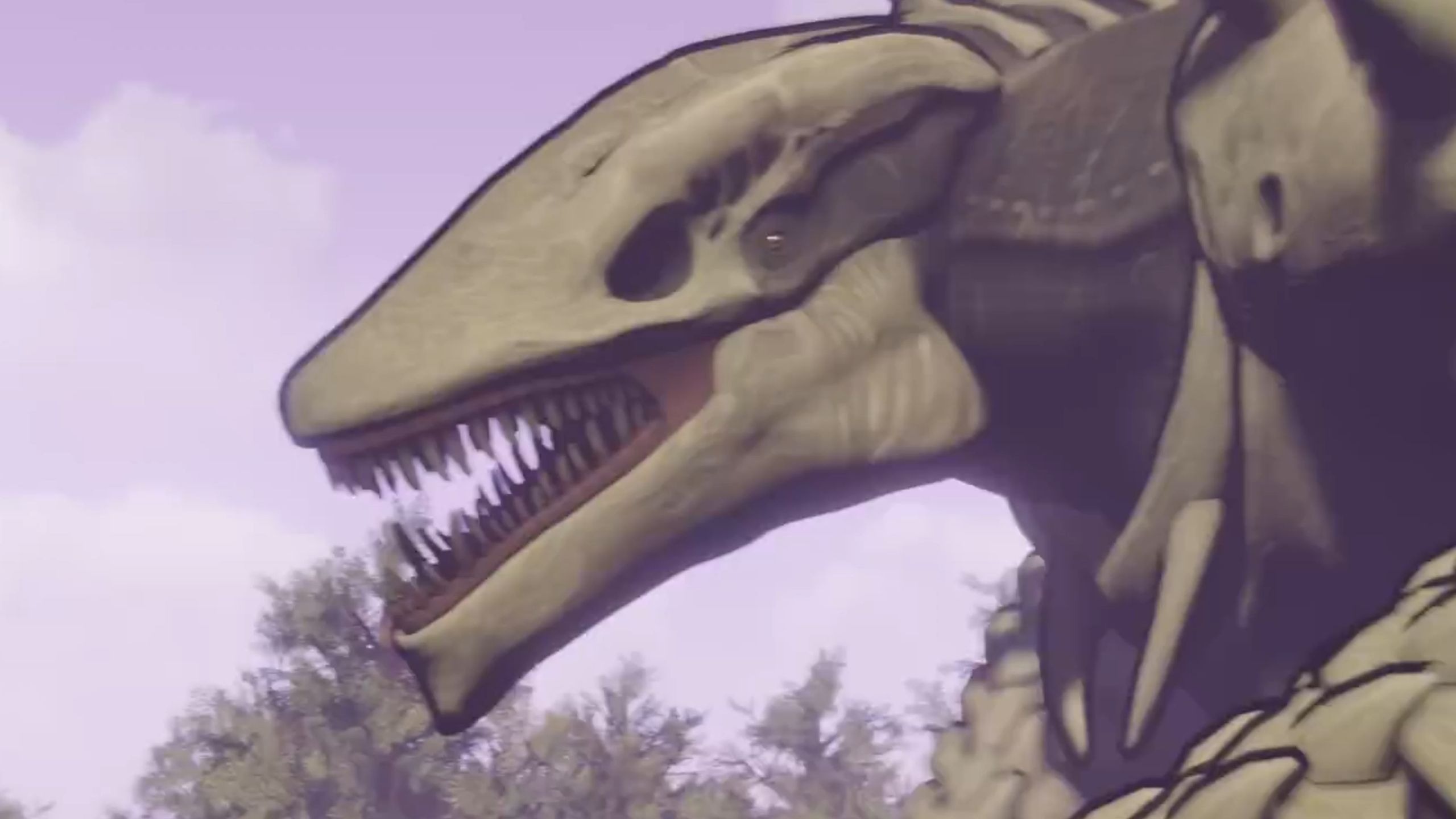 酷斯拉被骷髅巨蜥按在地上摩擦,释放原子吐息都没用,还引来强者