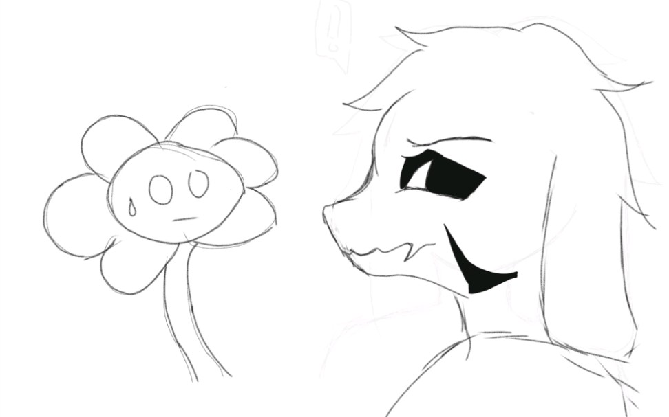 undertale短片当小花遇见小羊禁忌双重存在