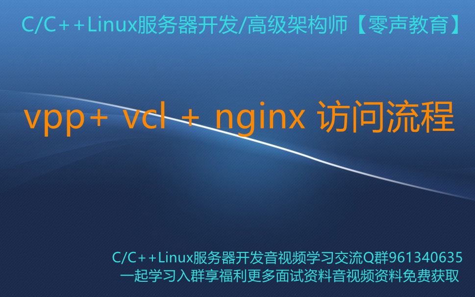 【零声教育】vpp+ vcl + nginx 访问流程哔哩哔哩bilibili