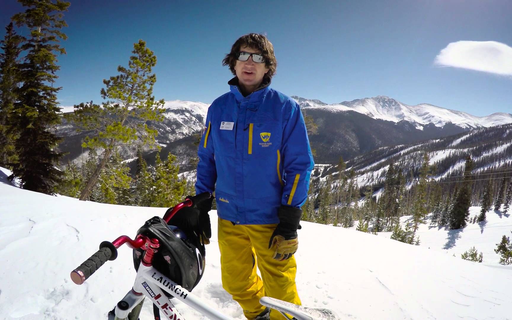 【搬运】在雪山测试ii型滑雪自行车(type ii ski bi