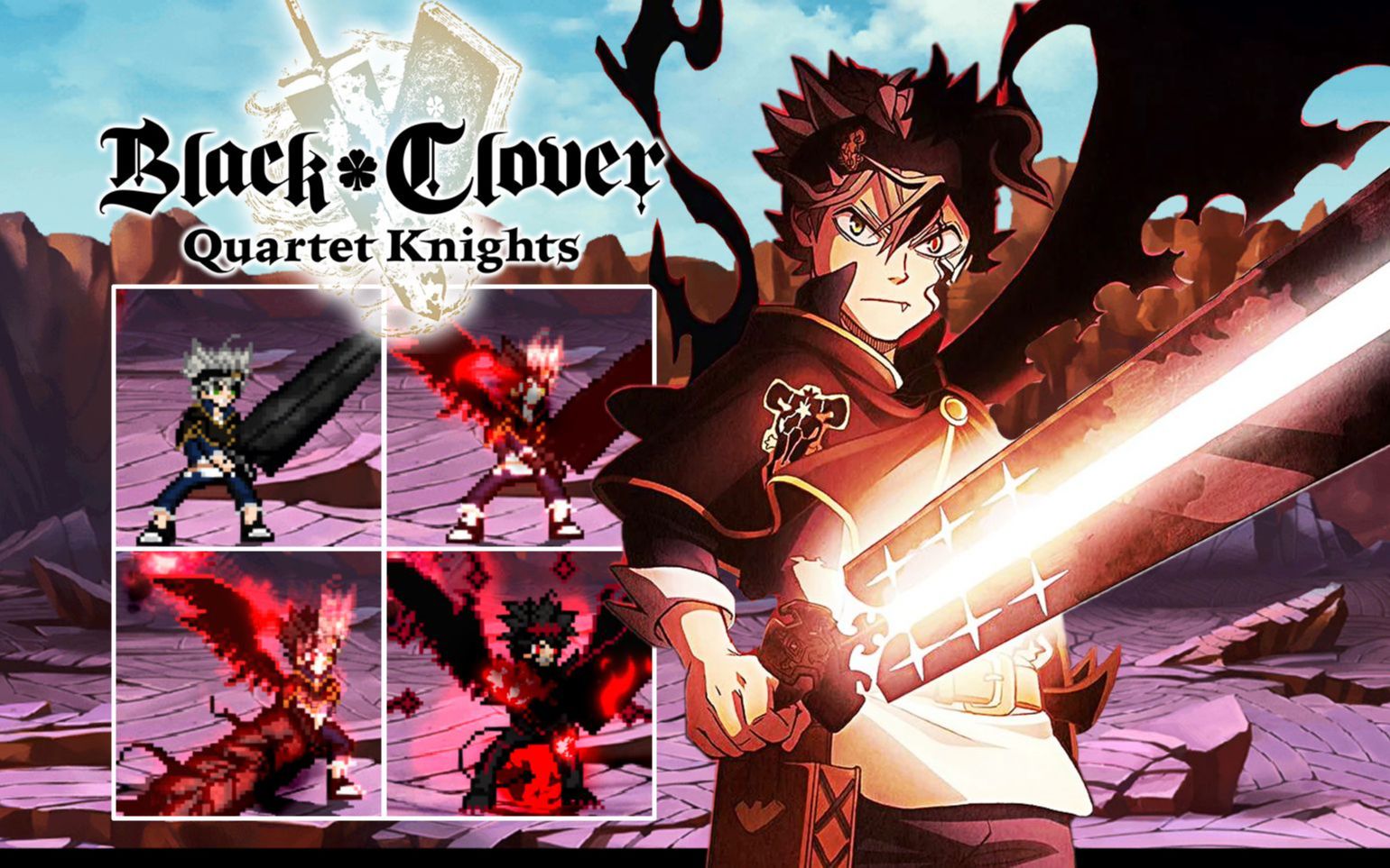 mugen人物分享全形态阿斯塔技能演示黑色五叶草1080p60帧