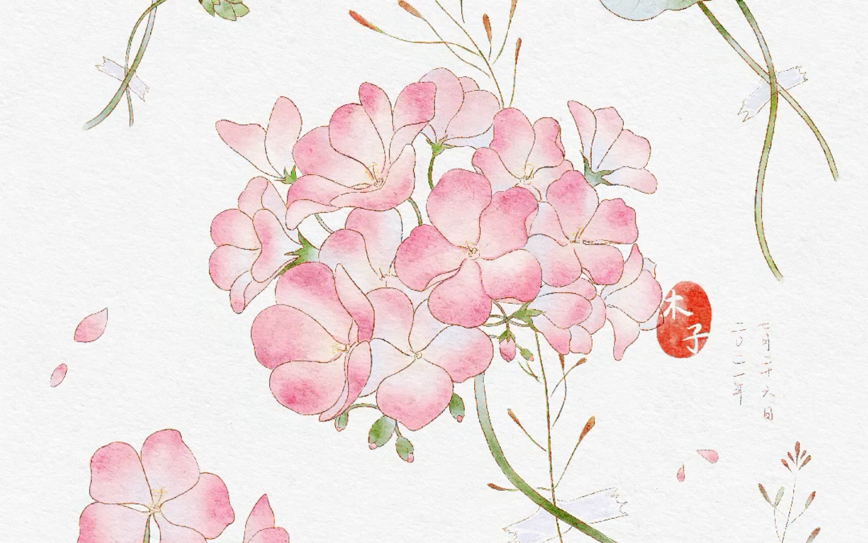 飞乐鸟ipad水彩课作业打卡记录