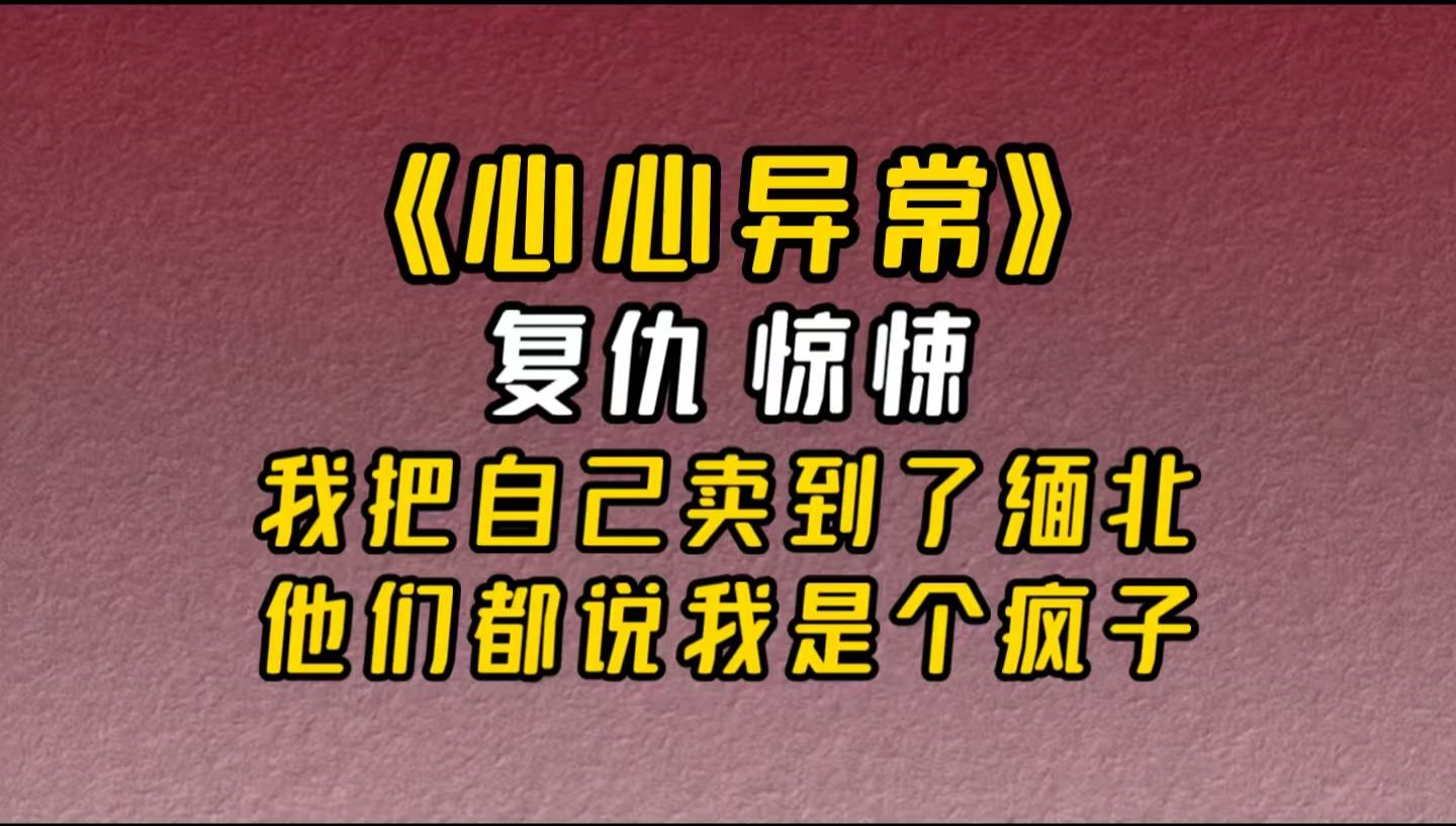 [图]【小说推荐】-《心心异常》：我把自己卖到了缅北，都是这里是人间炼狱，可我最清楚自己要的究竟是什么。