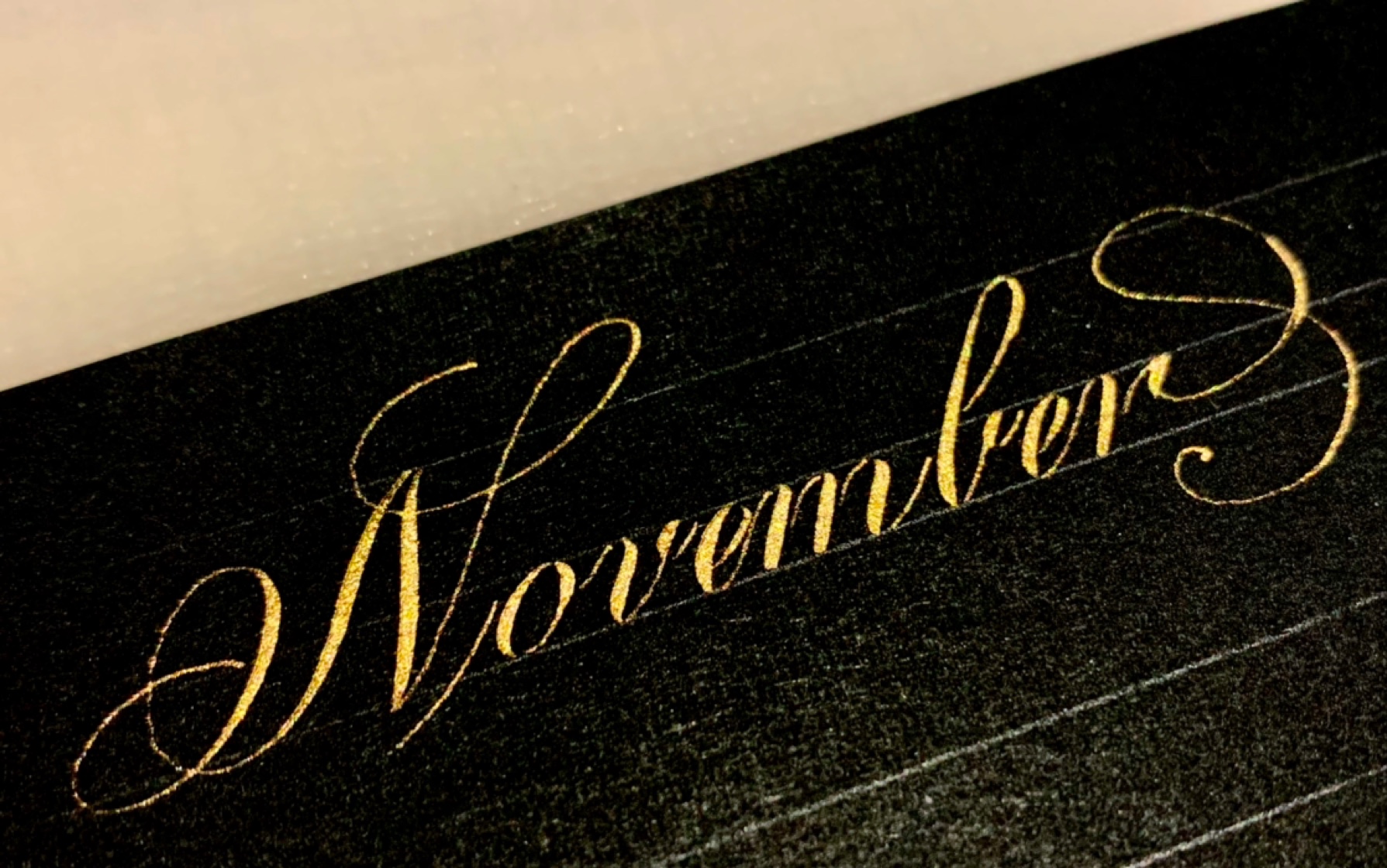 英文书法 es 秋日书写 花体