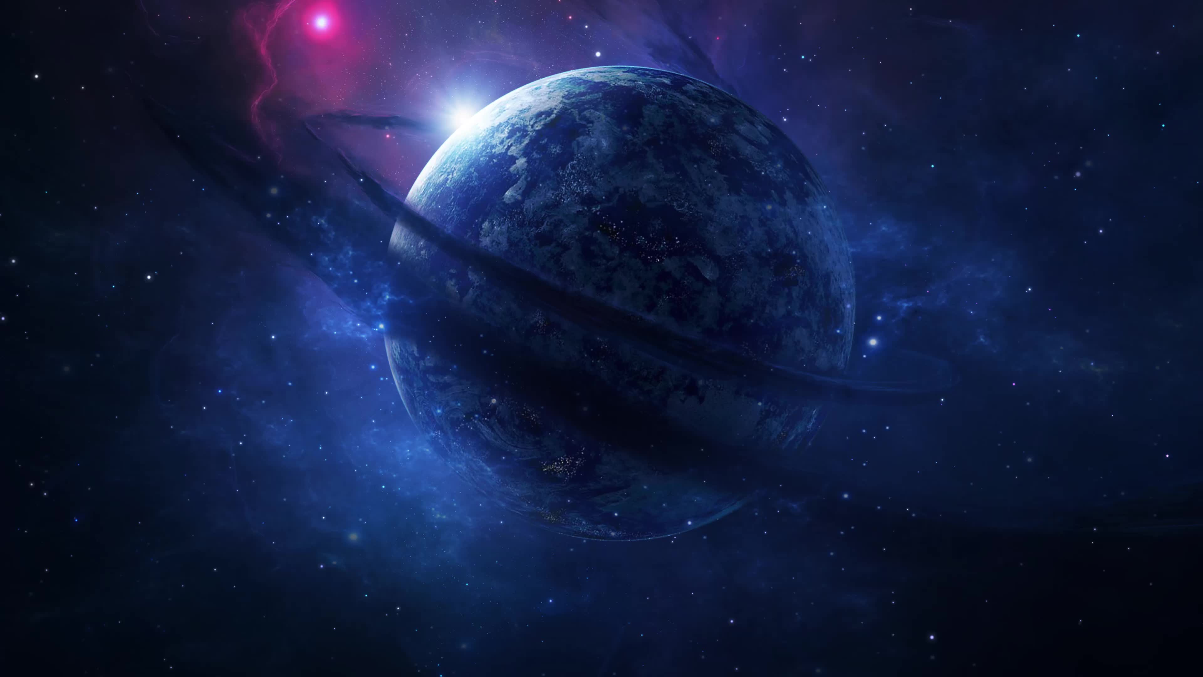 4k超唯美星球背景