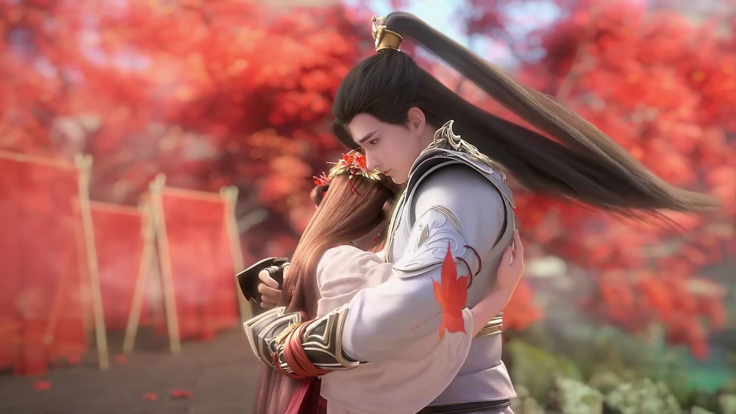 荒天帝和火灵儿火桑林相聚4k60帧《无归》《朝朝如念》