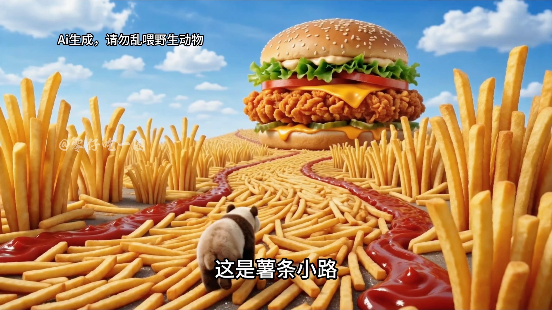 这？？薯条十二重奏跟这里比都比不上吧。一根就吃饱