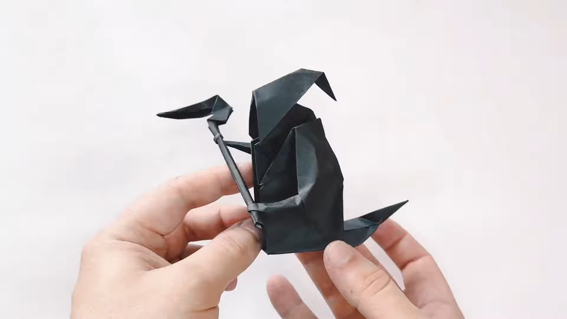 【origami library】死神折纸教程origami death scythe