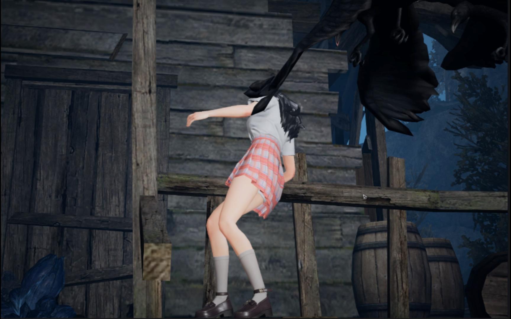 明日之后女角色被乌鸦啄r