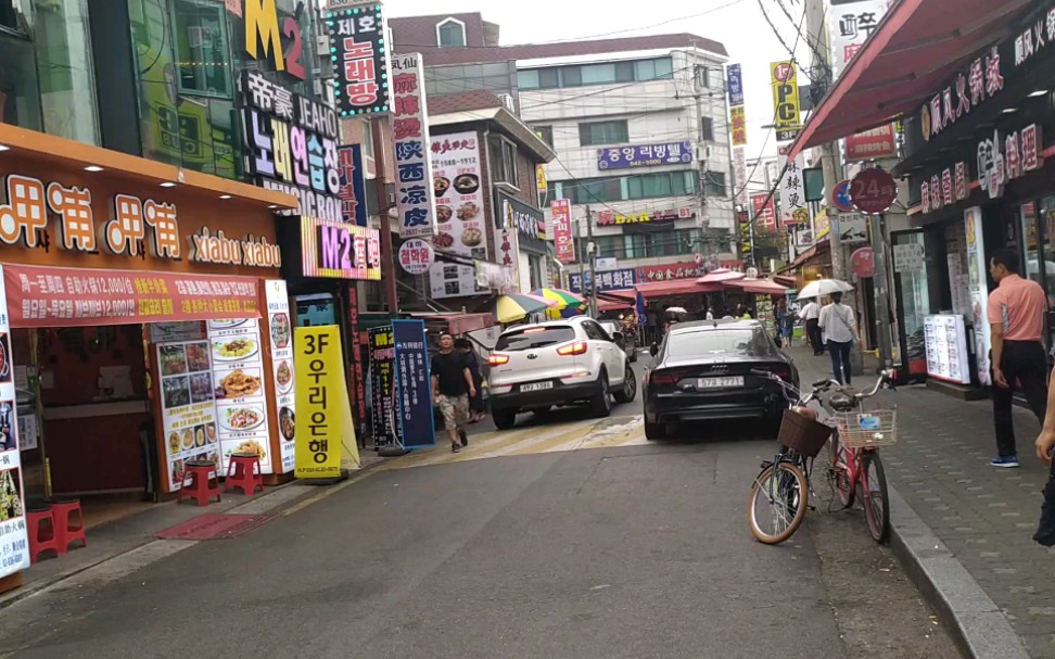 韩国首尔华人街大林市场实拍感觉回到了80年代的中国