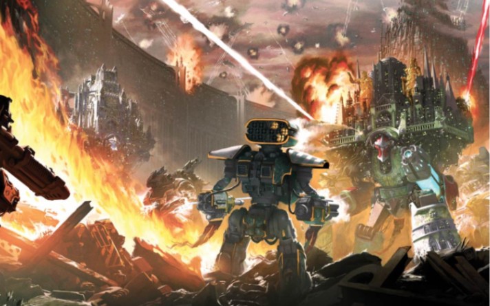 火力全开!帝皇泰坦间的宿命之战