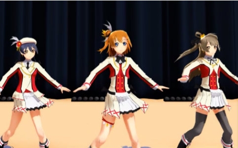 【MMD】START DASH! lovelive!全员打歌服哔哩哔哩bilibili