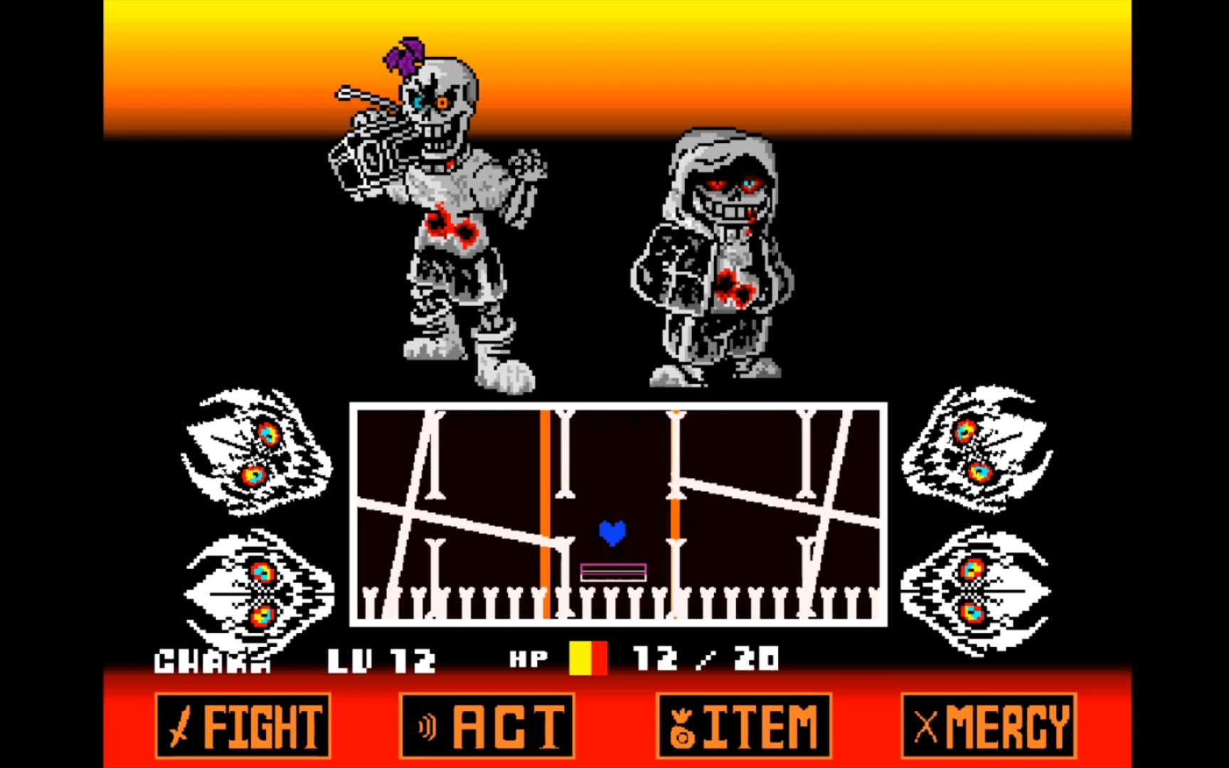 [dt!dustbelief]papyrus战第三阶段通过