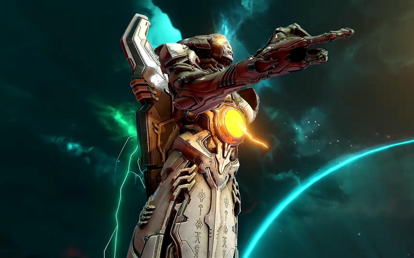 boss大战:魅客天使长─《毁灭战士:永恒》