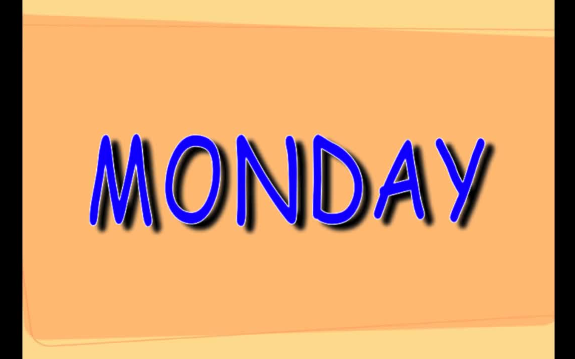 【英语主题-时间类】一周7天-032《weekdays song》最全主题类大合集