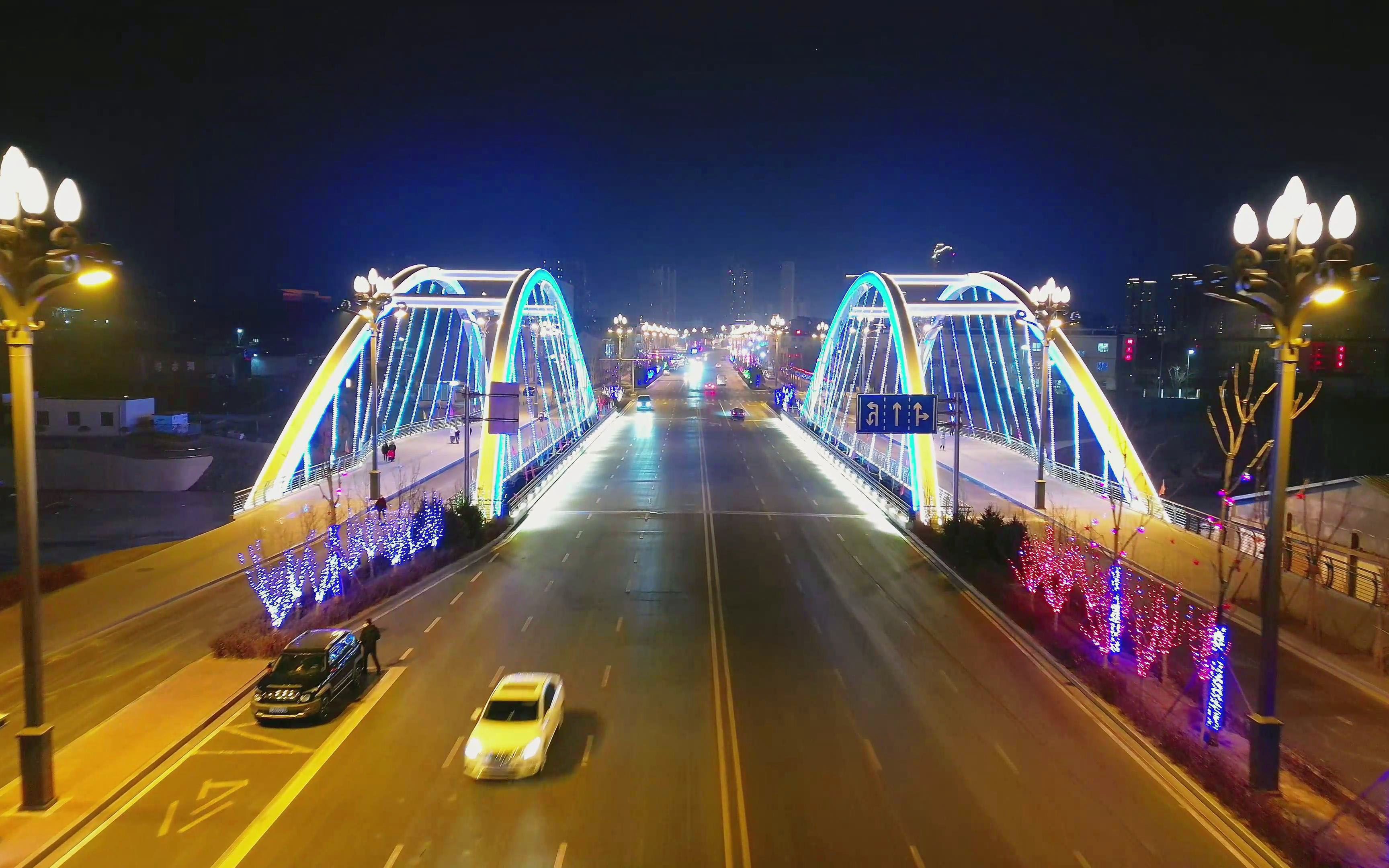 山西晋中夜景图片