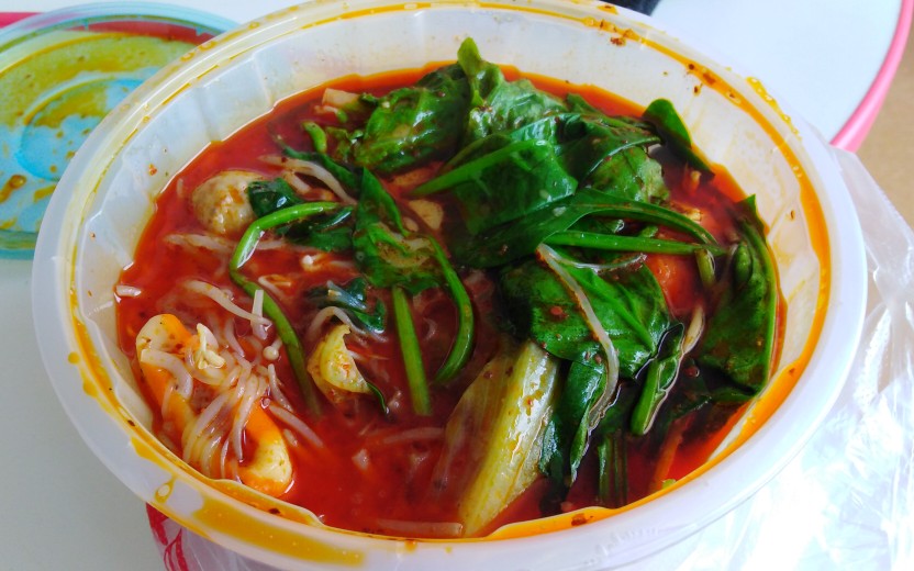 咸鱼好久不见的杨国福麻辣烫外卖来一份